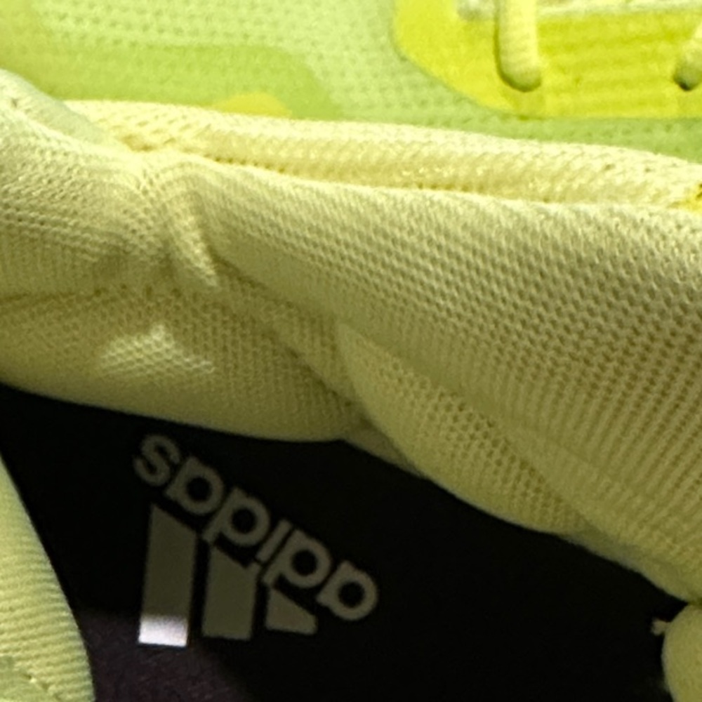 Adidas Men's Neon Yellow Athletic Shoes - Picture 7 of 8